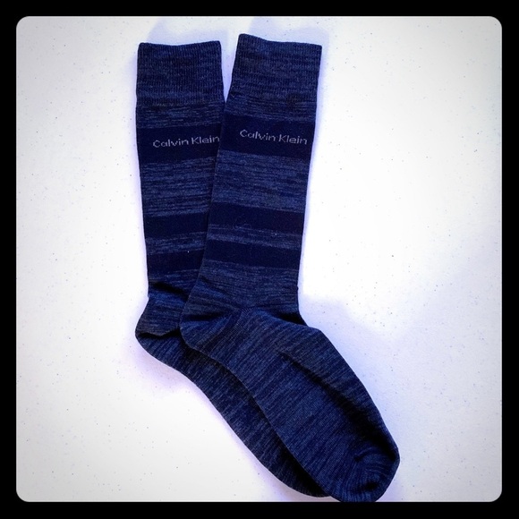 CLAVIN KLEIN BLACK MEN'S SOCKS M - Picture 1 of 2